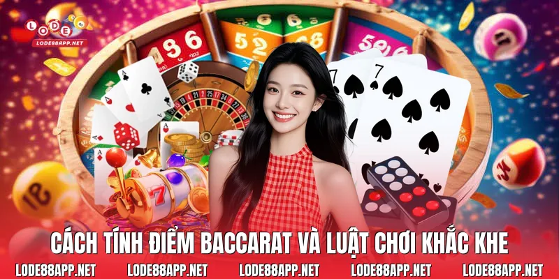 Cách tính điểm Baccarat và luật chơi khắc khe