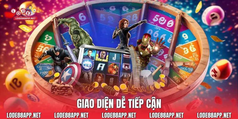 Giao diện dễ tiếp cận